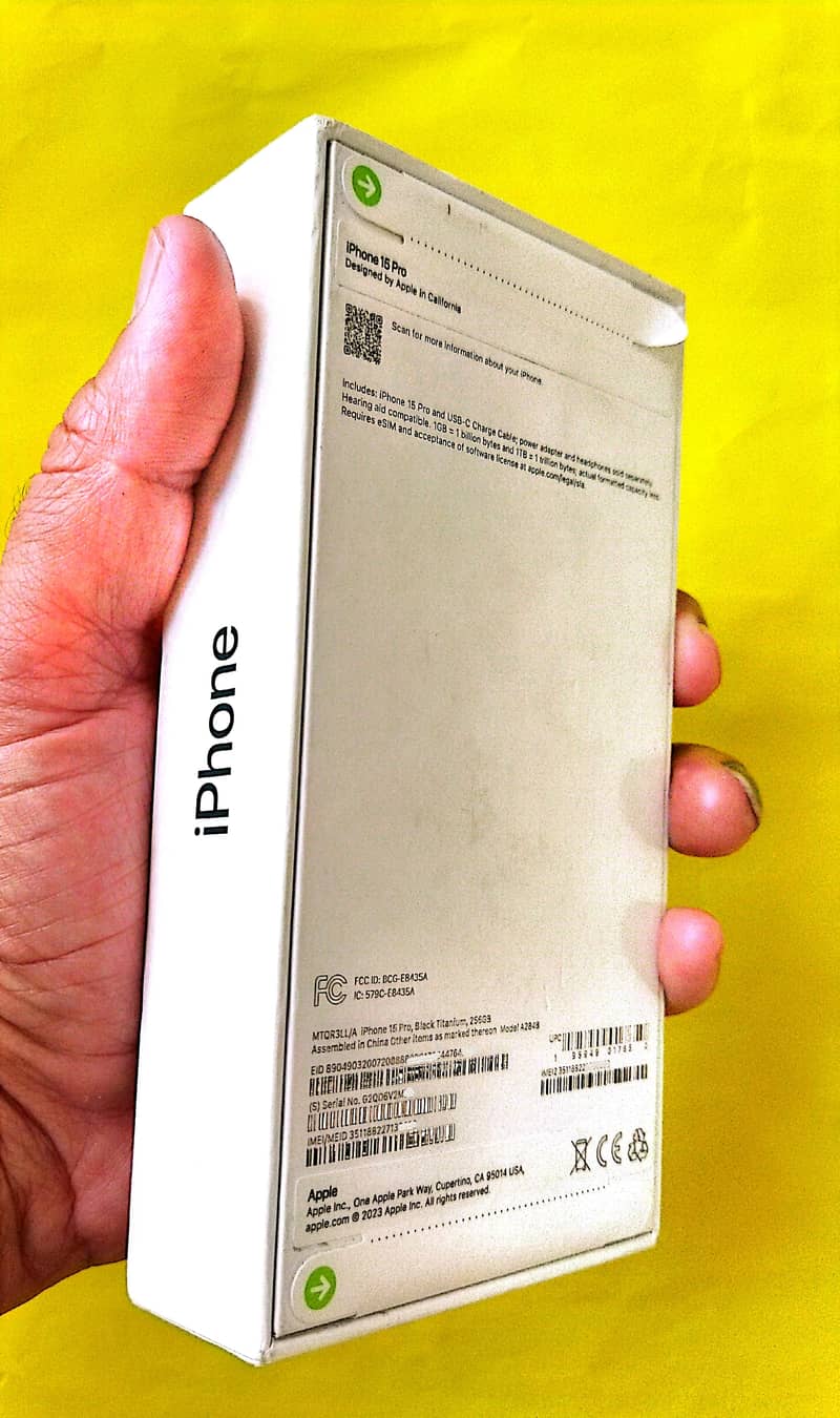 iphone 15 pro 256GB Box Packed New 6