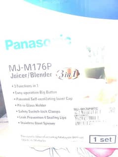 original Panasonic juicer blender machine MJ-M176p 0