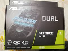 Asus GTX 1650 dual OC Brand new  Boxed Pack
