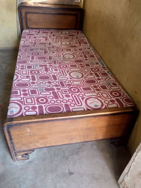 single wooden beds 12