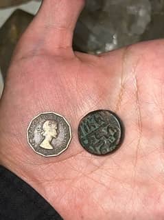Antique bronze coins