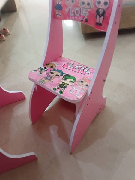 Girls Diy furniture table with chair 3