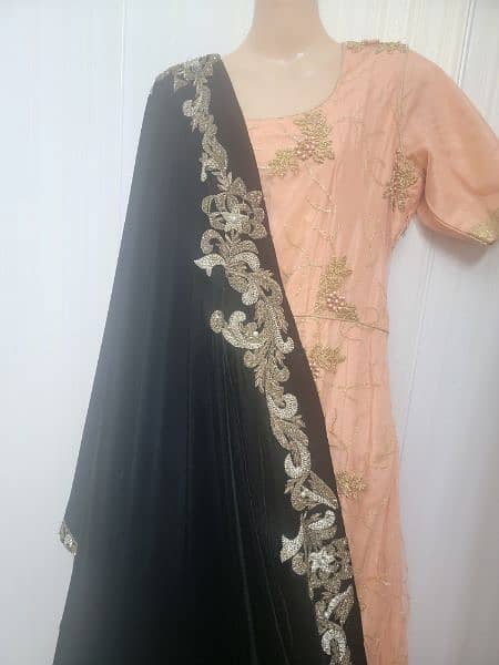 Black Velvet kamdani shawl 5