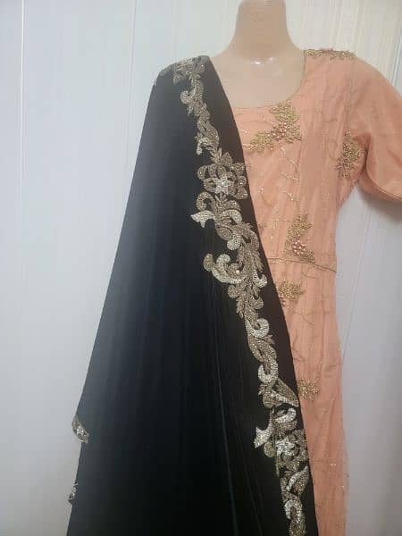 Black Velvet kamdani shawl 7