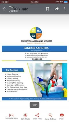 cleaning services maid servent provider