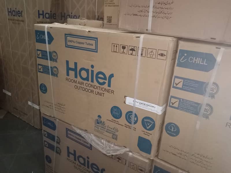 HAIER 2.0 Ton Inverter Floor Standing  New Model Wifi-HPU-4HE-WSDC IK 3