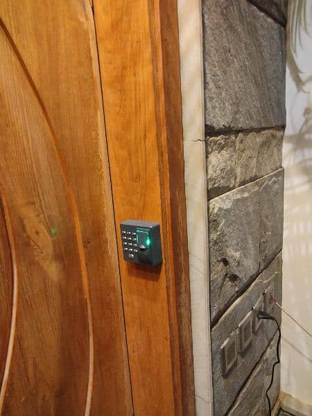 fingerprint Card password door lock access control with installation 0