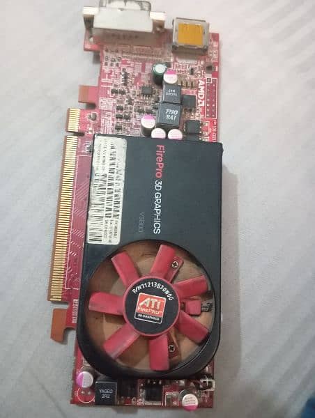 ATI FirePro V3800  Graphicc card 500 mb 3