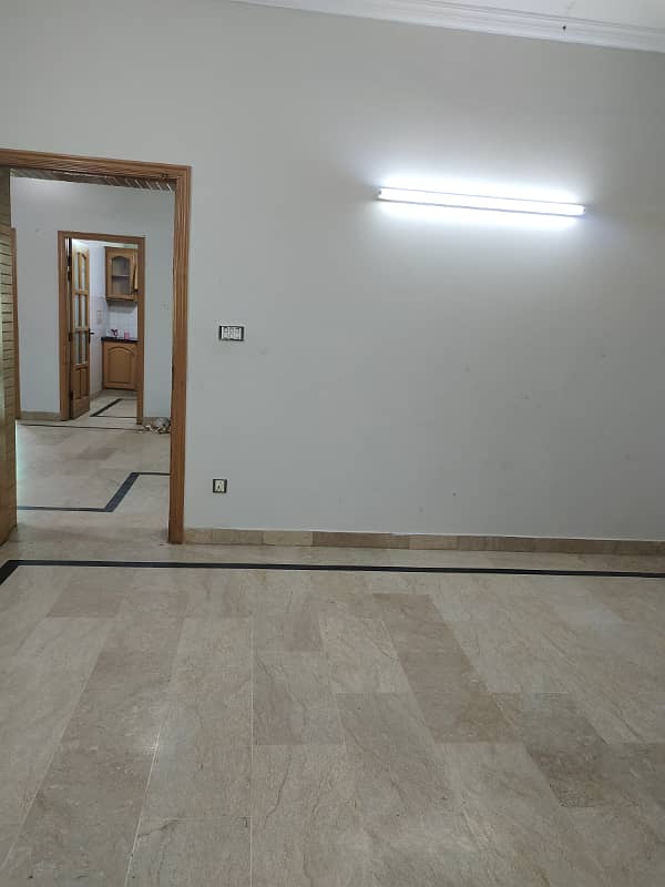Beautiful Marbles Flooring Upper Portion Available For Rent In G10 Islamabad At Big Street, 3 Bedrooms With Bathrooms, Drawing, TVL, All Miters Separate And Water Boring, With Extra Land, Near To Park, Near To Markaz. 4