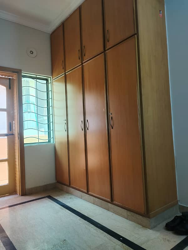 Beautiful Marbles Flooring Upper Portion Available For Rent In G10 Islamabad At Big Street, 3 Bedrooms With Bathrooms, Drawing, TVL, All Miters Separate And Water Boring, With Extra Land, Near To Park, Near To Markaz. 6