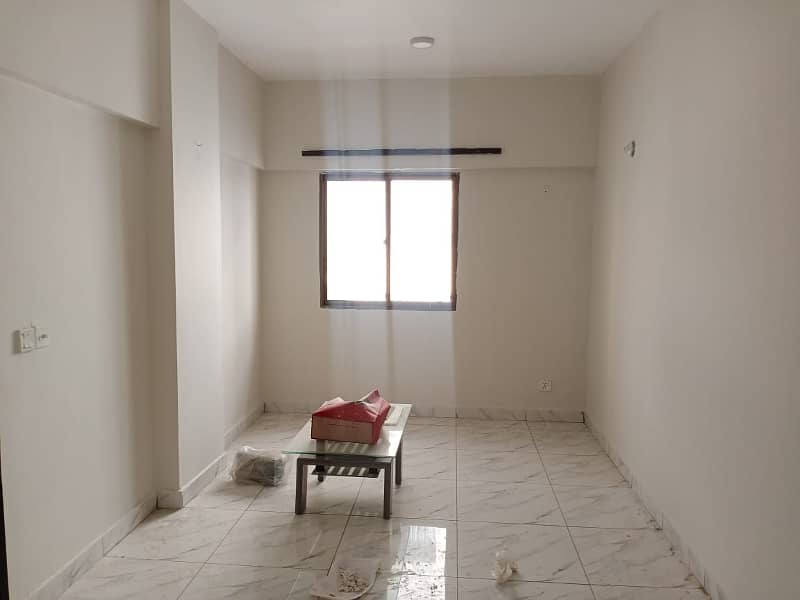 FOR RENT 3RD FLOOR (CORNER) FLAT, WITHOUT LIFT, IN KINGS COTTAGES PH-II BLOCK-7 GULISTAN-E-JAUHAR 3