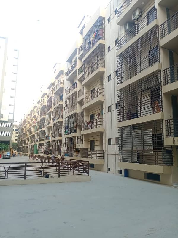 FOR RENT 3RD FLOOR (CORNER) FLAT, WITHOUT LIFT, IN KINGS COTTAGES PH-II BLOCK-7 GULISTAN-E-JAUHAR 25