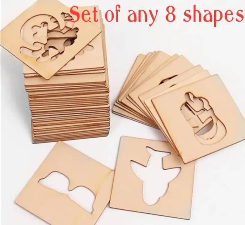 Wooden Drawing Boards for kids 8 Pcs 2