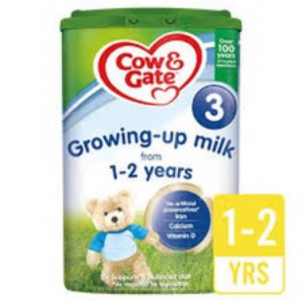 Cow&Gate Milk 1 to 2 years Feeding Food Child kid 0