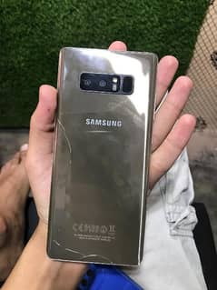 Samsung Galaxy Note 8 dual sim officially pta approved exchange poss.
