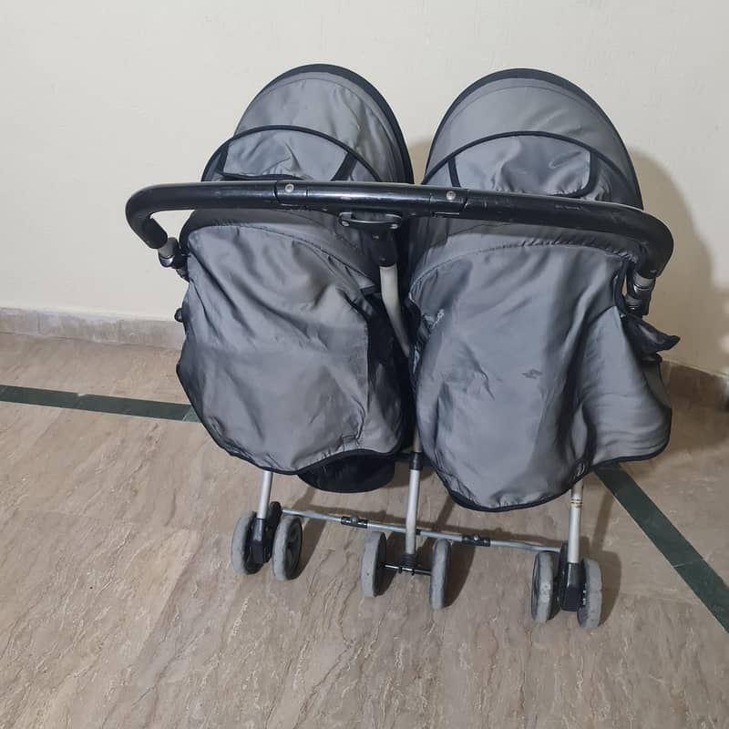 Imported Double Pram for Baby 2