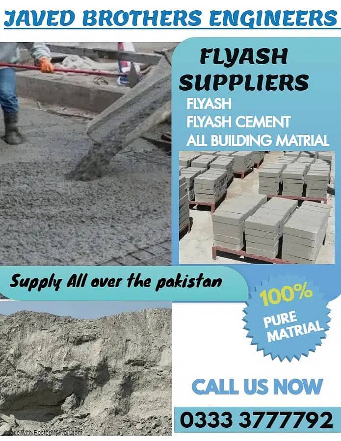 FLY ASH / fly ash suplier supplier in pakistan 1