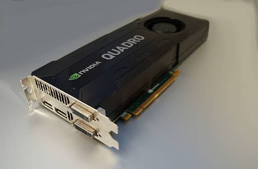 Nvidia Quadro K5000 4GB GPU, Direct X12, 256bit 2