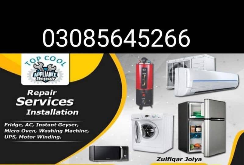 AC fridge washing machine repair and services installation low price 0