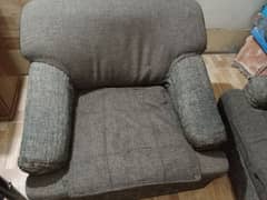 5 seater Sofas,1 office chair and 1 reception table just like new 0
