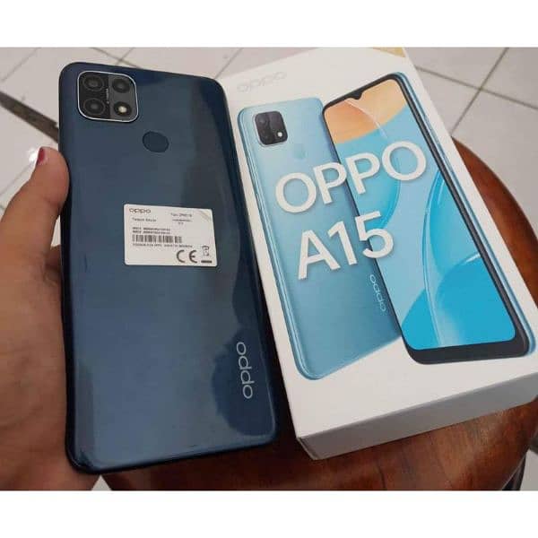 oppo a15 complete box 1