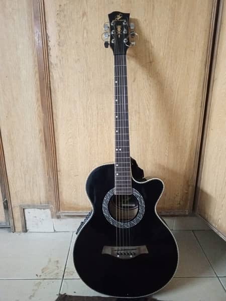 Swift horse branded semi-Acoustic guitar 1