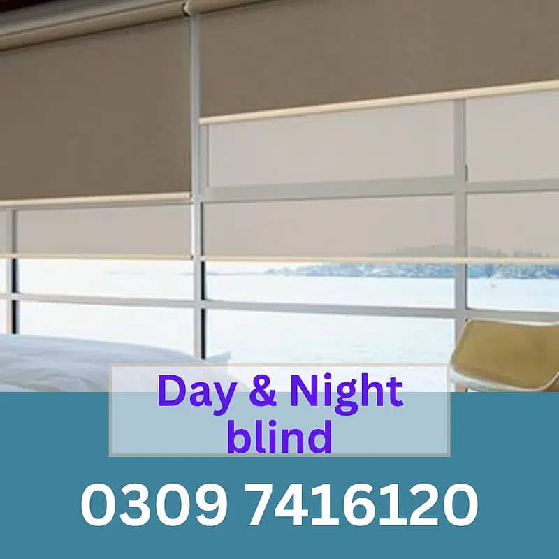 Blackout roller blinds window blinds curtains 4 Homes and Offices 5