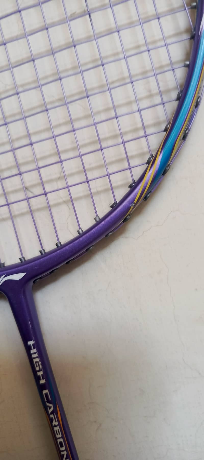 LI-NING HC 1900 Purple | Badminton Racket | Carbon Frame racket 6