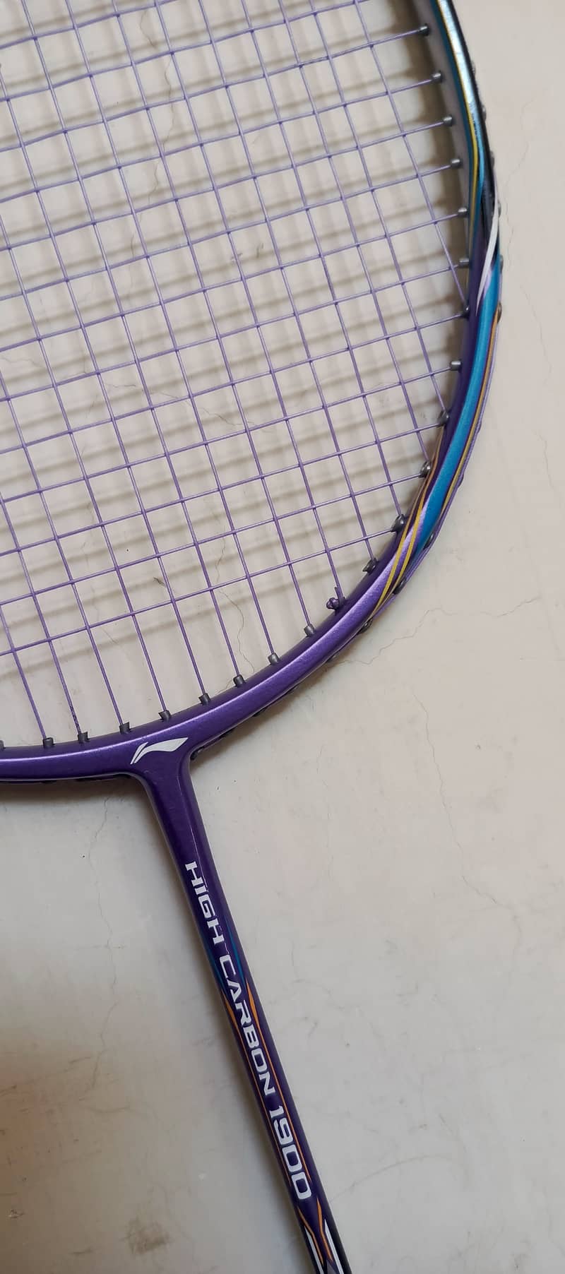 LI-NING HC 1900 Purple | Badminton Racket | Carbon Frame racket 10