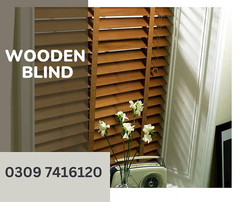 Sun heat block Roller Blind, Wood Blind, Zebra blinds - all new design 5