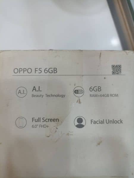 oppo f5 (6/64) in lush condition full box red colour 3