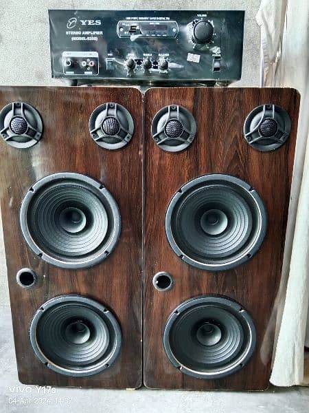 speaker box dabal 8 inch Toyota woofer speaker with amplifier 0