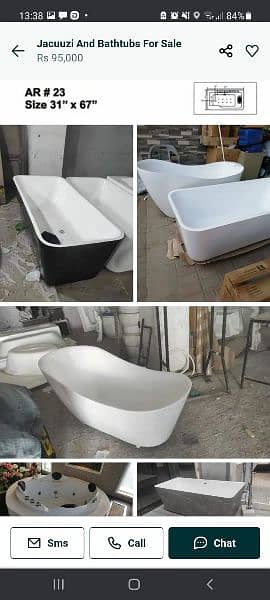 free standing bathtubs in black and blue color on sale till 31 May 4