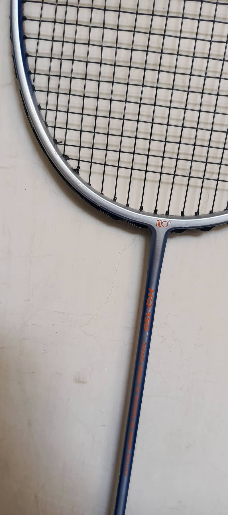 Badminton Racket | Hiqua 150 made in USA weight 84 tension 28 lbs 6