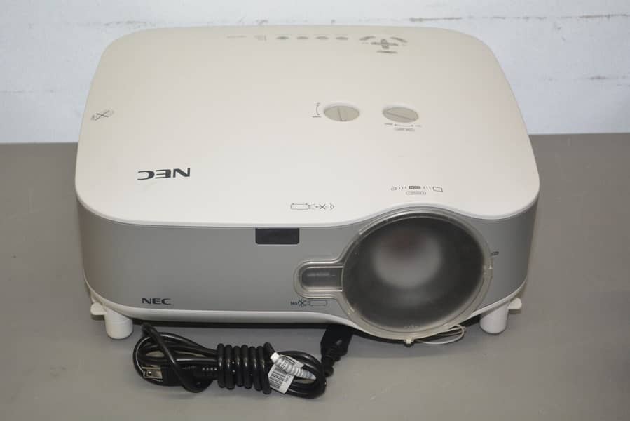 NEC NP1250 3700 Lumens Quality Projector for Business & Home, Wireless 0