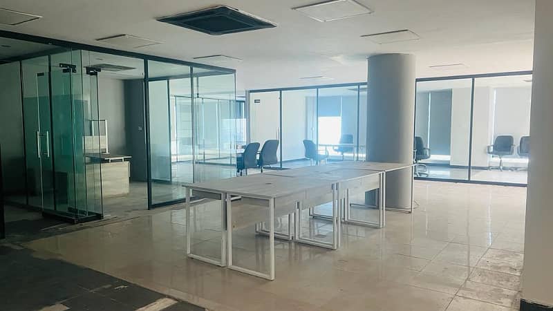 4000 SFT Well Semi Furnished Corporate Office For Rent At Main Boulevard Gulberg 0