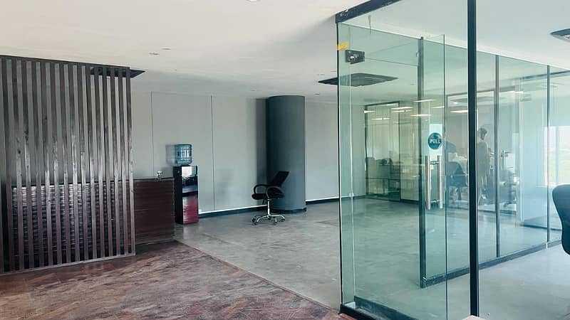 4000 SFT Well Semi Furnished Corporate Office For Rent At Main Boulevard Gulberg 3