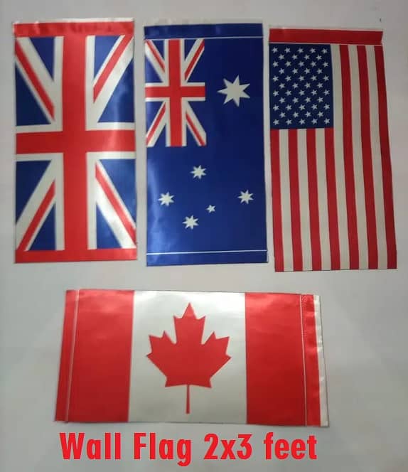 Indoor Office Flags & Pole for Travel Agents & Immigration Consultants 13