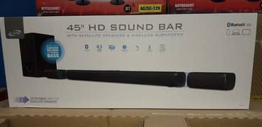 iLive sound bar 45" bar with rear detachable 100 watts wireless woofer