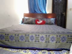 01  wooden double bed in very good condition is available for sale