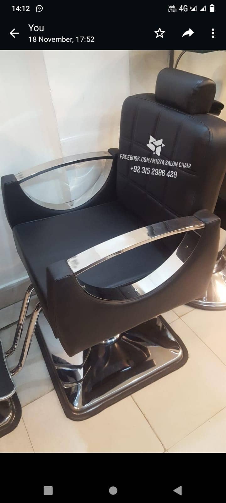 Cutting chair/Barber chair/sloon chair /Massage bed/ Shampoo unit 4