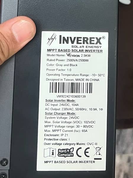 inverex 2.5 kw inverter used 5