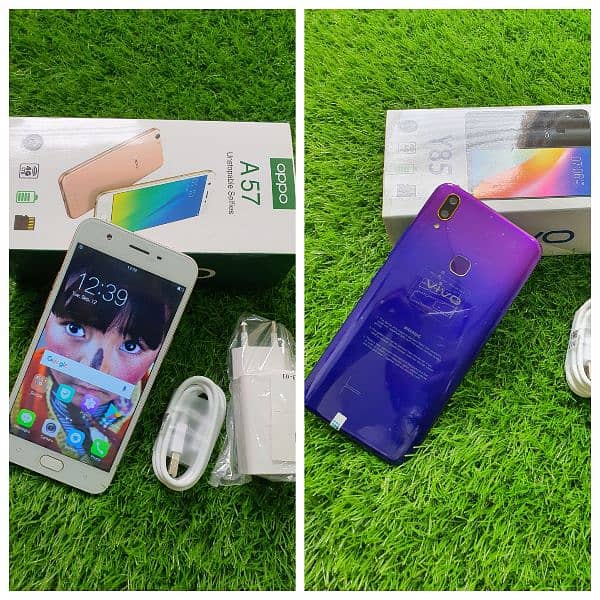 Oppo A57 4gb 64Gb, Vivo y85 4/64Gb( Dual Sim Finger print)  10/10 0