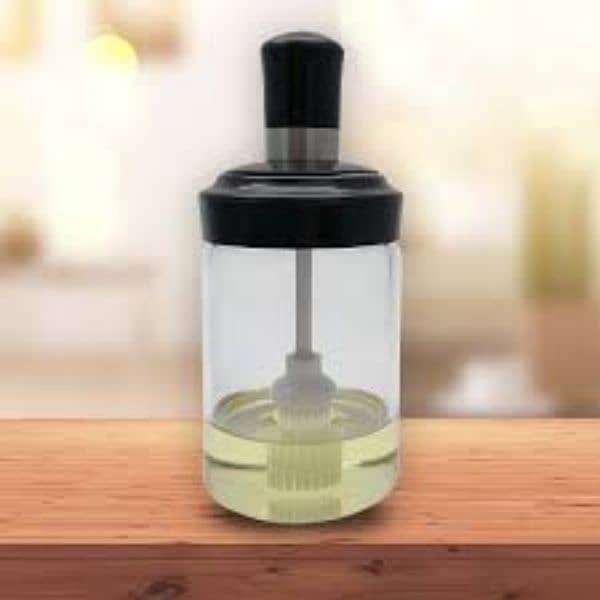 Oil Bottle with Silicone Brush 2