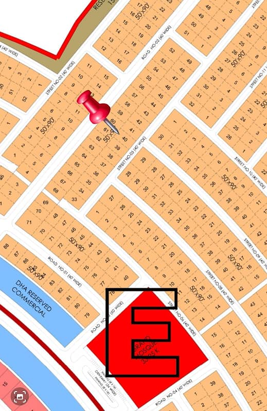 DHA 3 Islamabad Army allocations sector E Developed Kanal Plot for Sale 0