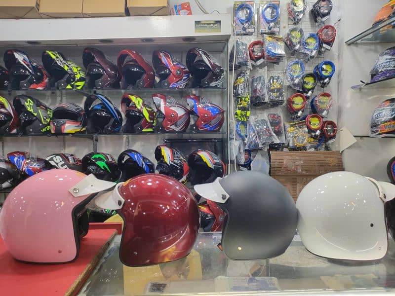 Helmets visior Gloves bikes parts Available 03135131994 jiekai studds 3