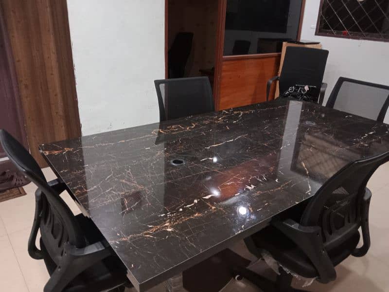 Conference Table & chair table price 45 Thousand 4 Chair 2