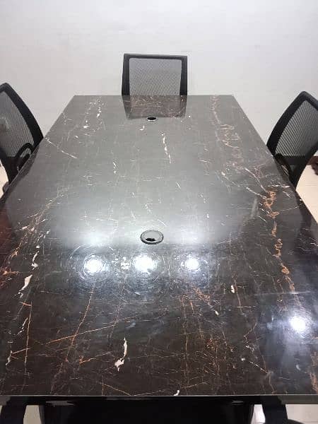 Conference Table & chair table price 45 Thousand 4 Chair 6