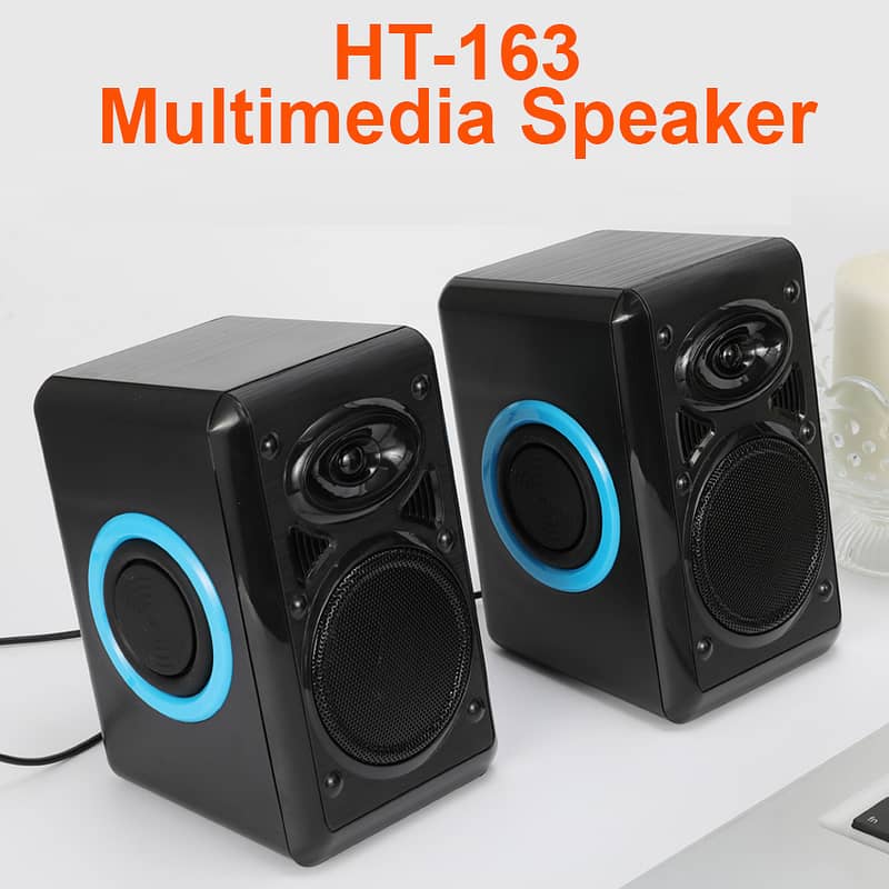 FT-165 & HT-163 Computer Speaker 2.0 inch USB Multimedia 10