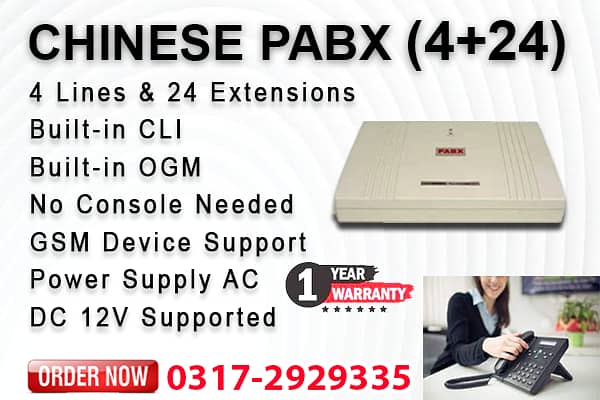 Chinese PABX (4+24) 0